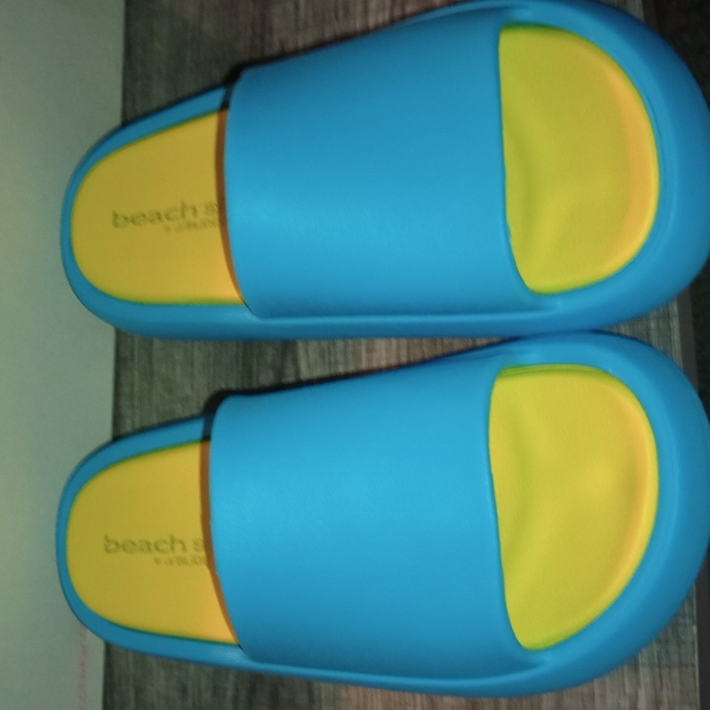 J/Slides Squish Beach Slides EVA Platform Sandals - Picture 2 of 4